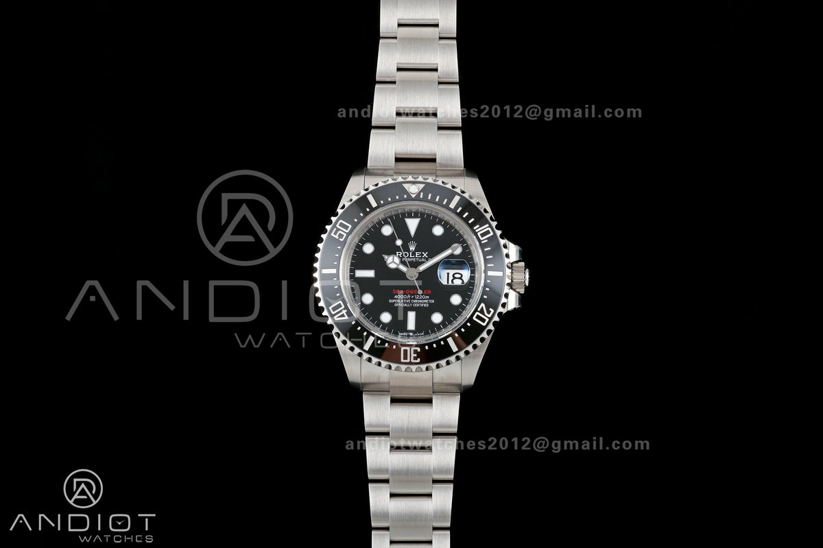 Sea-Dweller 126600 RWF 1:1 Best Edition 904L SS Case and Bracelet JH3235 (Free Sprung)